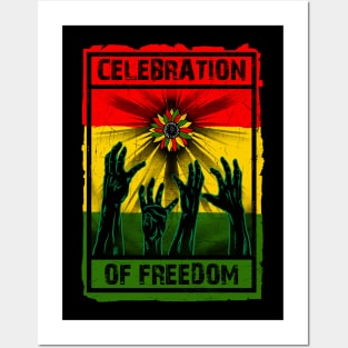 celebration of freedom Posters and Art